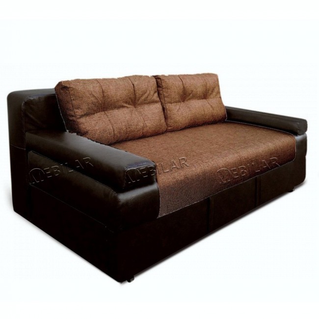 Диван прямой Амстердам мини 150x195 см коричневый