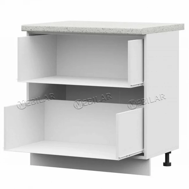 Шкаф нижний Сахара МДФ ШН2Я 800 белый
