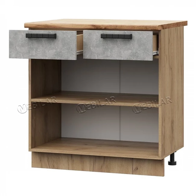 Шкаф нижний Сахара МДФ ШН1Я 800-М ПВ крафт