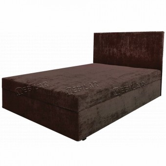 Кровать Атланта с матрасом 120x190 см коричневая
