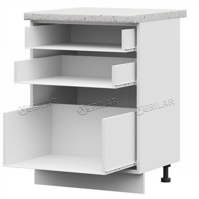 Корпус шкаф нижний STEND ШН3Я 600 белый